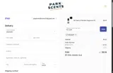 Park Scents coupon verification screenshot