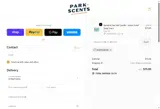 Park Scents coupon verification screenshot
