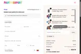 Party Expert US coupon verification screenshot