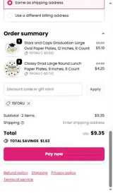 15FORU coupon verification screenshot