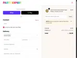 Party Expert US coupon verification screenshot