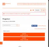Pasadena Playhouse coupon verification screenshot
