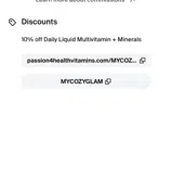 Passion 4 Health Store coupon verification screenshot