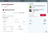 Passion Spirits coupon verification screenshot