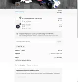 NIFT30 coupon verification screenshot