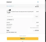 PAW5OOF coupon verification screenshot