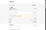 PAX coupon verification screenshot