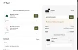 PAX coupon verification screenshot