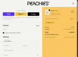 PEACHY20 coupon verification screenshot