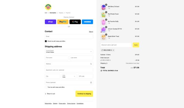 PeachyBbies checkout page showing PeachyBbies discount code box | Screenshot taken by SimplyCodes community member on Sep 16, 2025