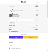 PEAK10 coupon verification screenshot