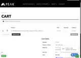 Peak Suspension coupon verification screenshot