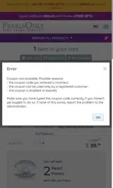 GR20 coupon verification screenshot