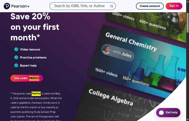 Pearson+ checkout page showing Pearson+ promo code box | Screenshot taken by SimplyCodes community member on Aug 17, 2025