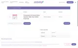expecting coupon verification screenshot