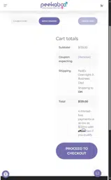expecting coupon verification screenshot