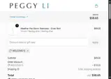 Peggy Li Creations coupon verification screenshot