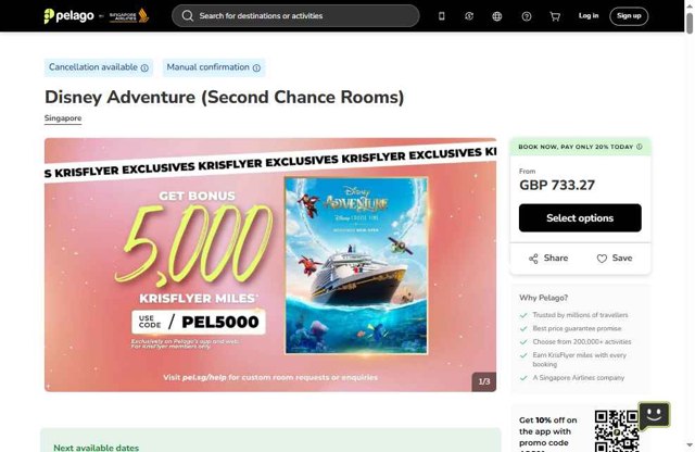 Pelago checkout page showing Pelago promo code box | Screenshot taken by SimplyCodes community member on Jul 11, 2025