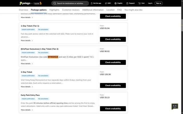 Pelago checkout page showing Pelago promo code box | Screenshot taken by SimplyCodes community member on Sep 1, 2025