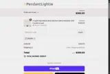 PendantLightie coupon verification screenshot