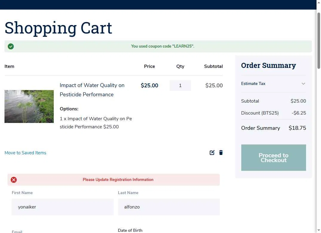 Penn State checkout page showing Penn State coupon code box | Screenshot taken by SimplyCodes community member on Sep 19, 2025