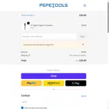 Pepetools coupon verification screenshot