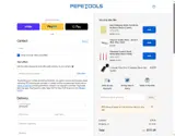 Pepetools coupon verification screenshot