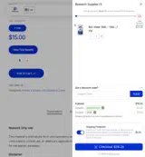 Peptira coupon verification screenshot