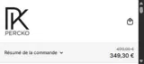 Percko coupon verification screenshot