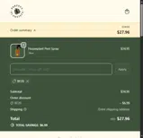 Perfect Plantista coupon verification screenshot