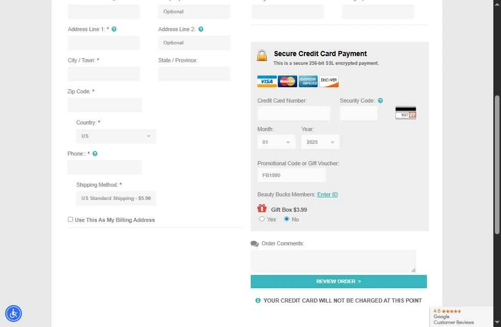Perfume Emporium checkout page showing Perfume Emporium promo code box | Screenshot taken by SimplyCodes community member on Jul 28, 2025