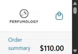Perfumology coupon verification screenshot