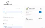 Perfumology coupon verification screenshot