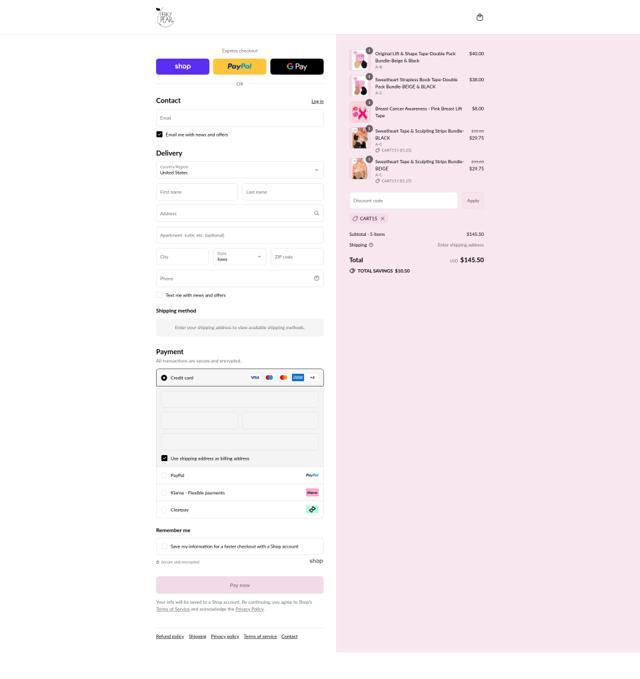 Perky Pear checkout page showing Perky Pear discount code box | Screenshot taken by SimplyCodes community member on Sep 8, 2025
