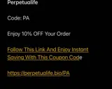 PA coupon verification screenshot