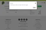 fordad coupon verification screenshot