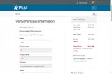 PESI coupon verification screenshot