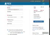 PESI coupon verification screenshot