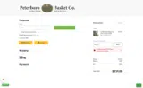 Peterboro Basket Company coupon verification screenshot