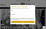 Peterboro Basket Company coupon verification screenshot