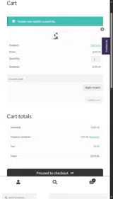 rainbow coupon verification screenshot