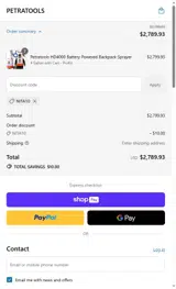 NITA10 coupon verification screenshot