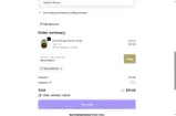 Petrusco Caviar coupon verification screenshot