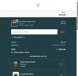 Petrusco Caviar coupon verification screenshot