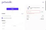 PETSMILE21 coupon verification screenshot