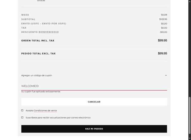 Peugeot checkout page showing Peugeot promo code box | Screenshot taken by SimplyCodes community member on Jul 20, 2025