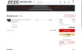 PFYC coupon verification screenshot