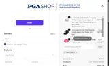 PGA Apparel coupon verification screenshot