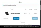 welcome25 coupon verification screenshot
