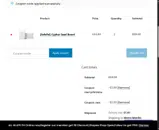 NEW coupon verification screenshot